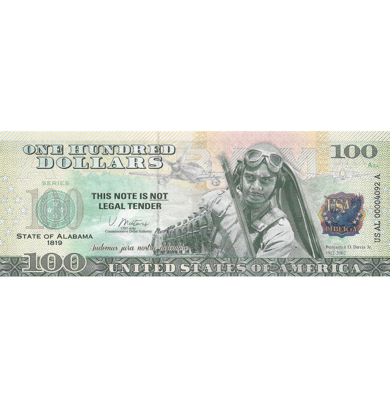 Estados Unidos de América 100 Dolares Estado de Alabama